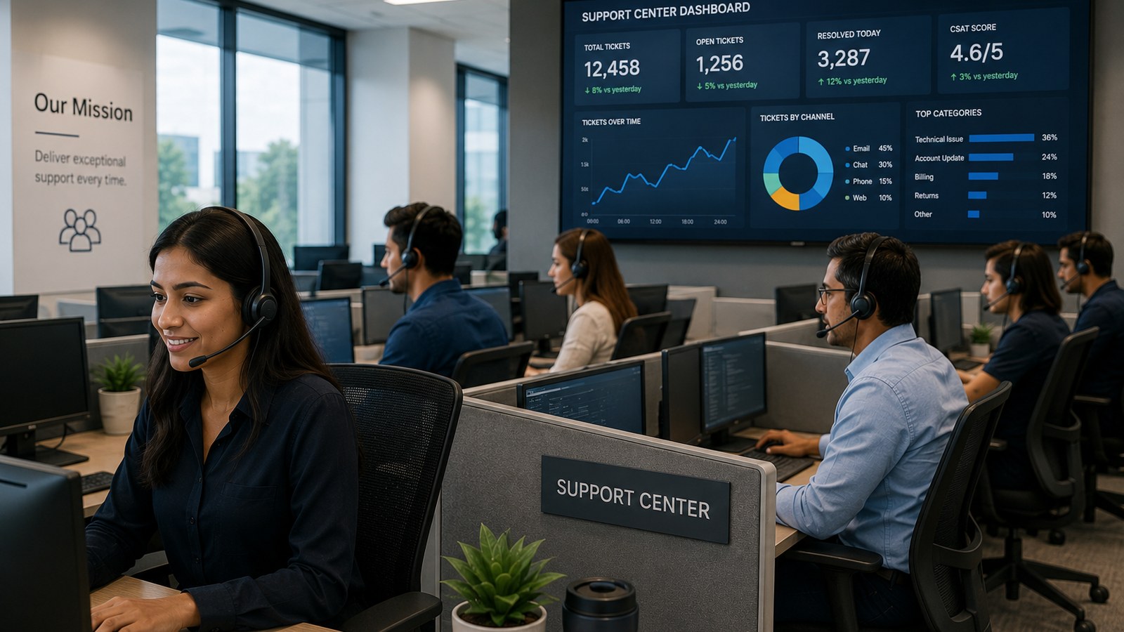Support operations built around clarity and care.